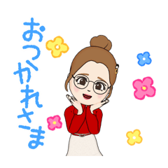 [LINEスタンプ] 毎日使えるよん