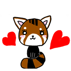 [LINEスタンプ] レッサーパンダの敬語あいさつ