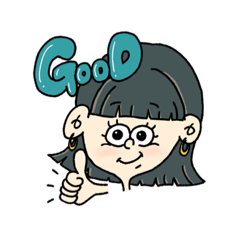 [LINEスタンプ] Pachikuri girls