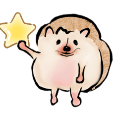 [LINEスタンプ] かわいいハリネズミ3_小さな日常編hedgehog