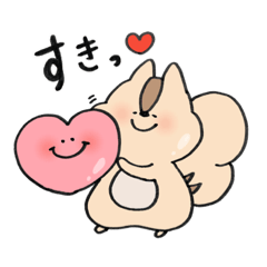 [LINEスタンプ] りすのりっすん