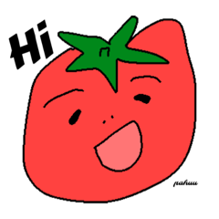 [LINEスタンプ] pahuu やさいとくだもの English