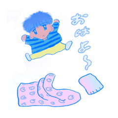 [LINEスタンプ] ふわふわル〜ルル系男子