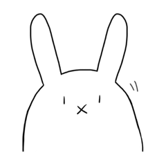 [LINEスタンプ] うさぎ楽しそう