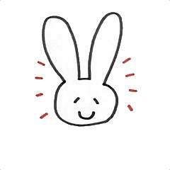 [LINEスタンプ] 白うさぎのやくそくだよ