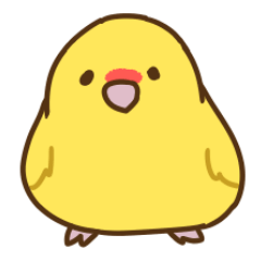 [LINEスタンプ] キガシラアオハシインコ