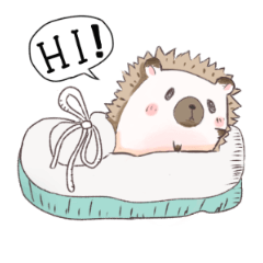 [LINEスタンプ] ハリネズミちっくんの日常