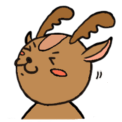 [LINEスタンプ] シカのぐみーくん