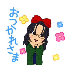 [LINEスタンプ] リボンりん