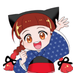 [LINEスタンプ] ひだっこ娘