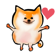 [LINEスタンプ] かわいいしば犬1小さな日常編dog