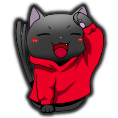 [LINEスタンプ] ネロネコ