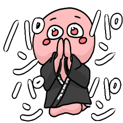 [LINEスタンプ] 拝む！ お魂じゃくしい