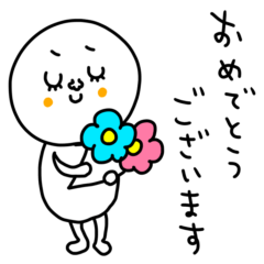 [LINEスタンプ] riekimのしろたまさんスタンプ