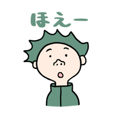 [LINEスタンプ] いい顔の5人