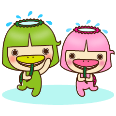 [LINEスタンプ] カパリンとカパピン