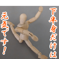 [LINEスタンプ] 【健康】老化は下半身の衰えから