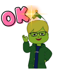 [LINEスタンプ] 枝豆くんスタンプ！誰でも使ってオッケー！