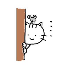 [LINEスタンプ] 手書きのにゃんさん②