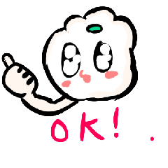 [LINEスタンプ] かわいいたべものキャラ