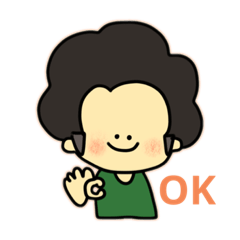 [LINEスタンプ] ゆるもじゃスタンプ♪