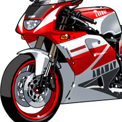 [LINEスタンプ] 250ccスポーツバイク7(車バイクシリーズ)
