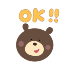 [LINEスタンプ] ゆるっとかわいいくまさん