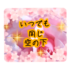 [LINEスタンプ] 卒業生向け花いっぱいのスタンプ