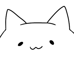 [LINEスタンプ] しろもちねこ