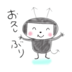 [LINEスタンプ] やさしいアクマくん