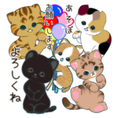 [LINEスタンプ] うち猫たち 40個