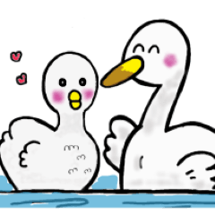 [LINEスタンプ] はくちょう組