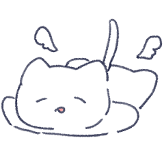 [LINEスタンプ] ちょっとかわいいねこ