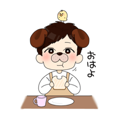 [LINEスタンプ] ときが送るスタンプ！【犬】