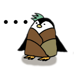 [LINEスタンプ] たけのこペンギン