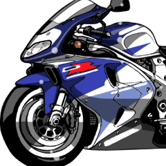 [LINEスタンプ] 1000ccスポーツバイク7(車バイクシリーズ)
