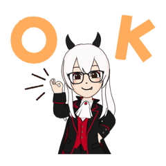 [LINEスタンプ] ベジタリアン吸血鬼のランちゃん