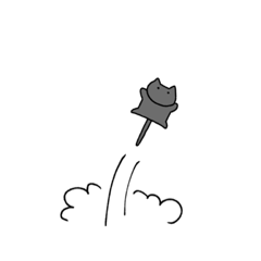 [LINEスタンプ] 家族で使える手描き猫スタンプ