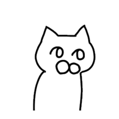 [LINEスタンプ] シロ猫さん