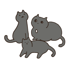 [LINEスタンプ] 黒猫ノンちゃん