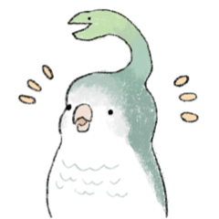 [LINEスタンプ] オキナインコとか、オカメインコとか