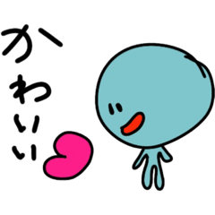 [LINEスタンプ] あおこんぶちゃんスタンプ