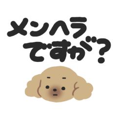 [LINEスタンプ] メンヘラなトイプー