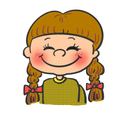 [LINEスタンプ] 弱虫男の子＆しっかり女の子