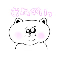 [LINEスタンプ] ぽっちゃり猫のシロちゃん！韓国語も喋るよ