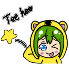 [LINEスタンプ] ナナちゃん 英語版