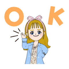 [LINEスタンプ] りなです。よろしく♡2