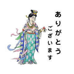 [LINEスタンプ] 脳内美術館◆名画へのオマージュ(日本画編)の画像（メイン）