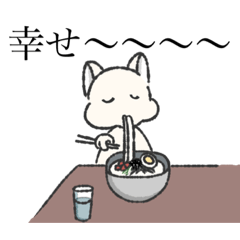 [LINEスタンプ] 冷麺ねこ