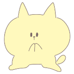 [LINEスタンプ] いえろーねこ